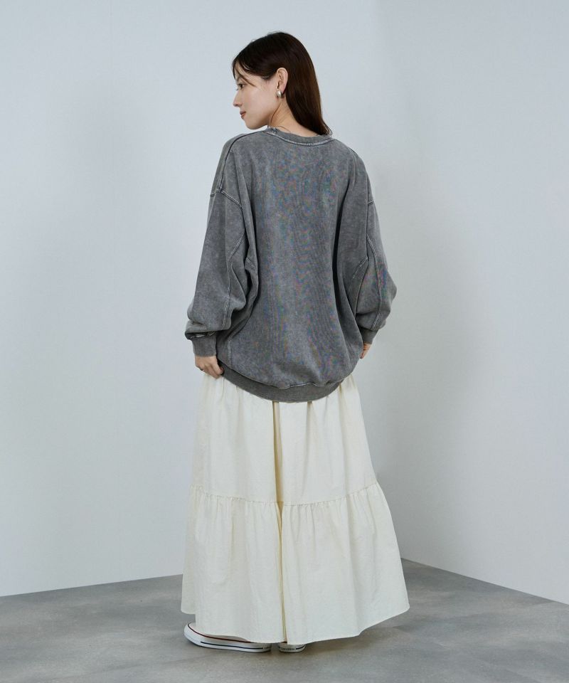 nAvy  ヘビーウェイト裏毛アシッド加工スウェット レディース商品画像-25