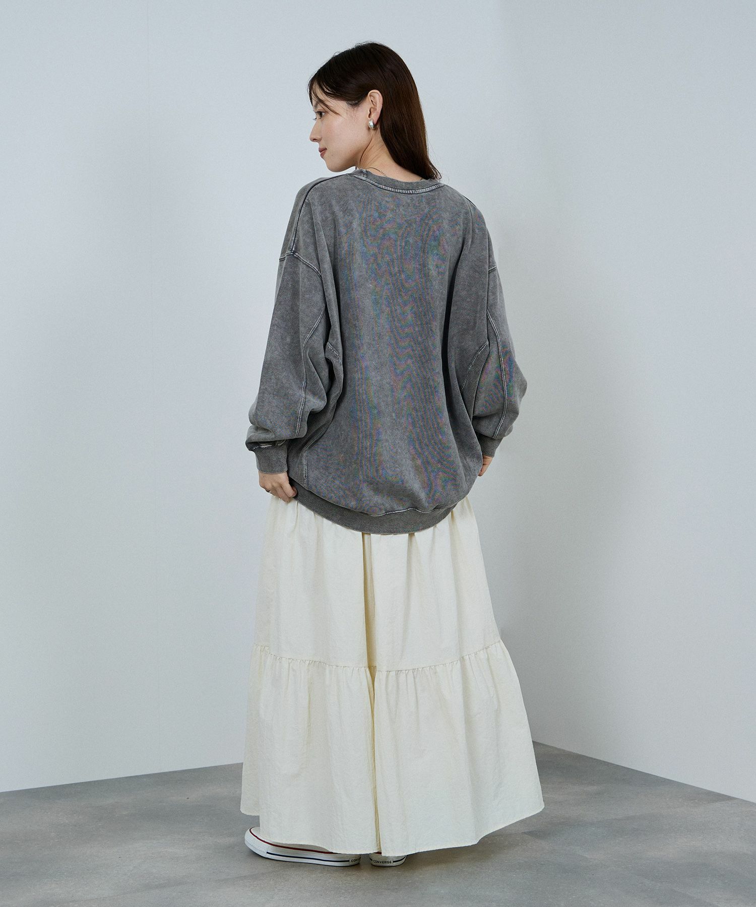 nAvy ヘビーウェイト裏毛アシッド加工スウェット レディース商品サムネイル-25