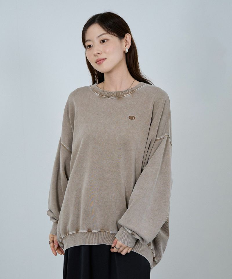 [値下げ]nAvy  ヘビーウェイト裏毛アシッド加工スウェット レディース商品画像-26