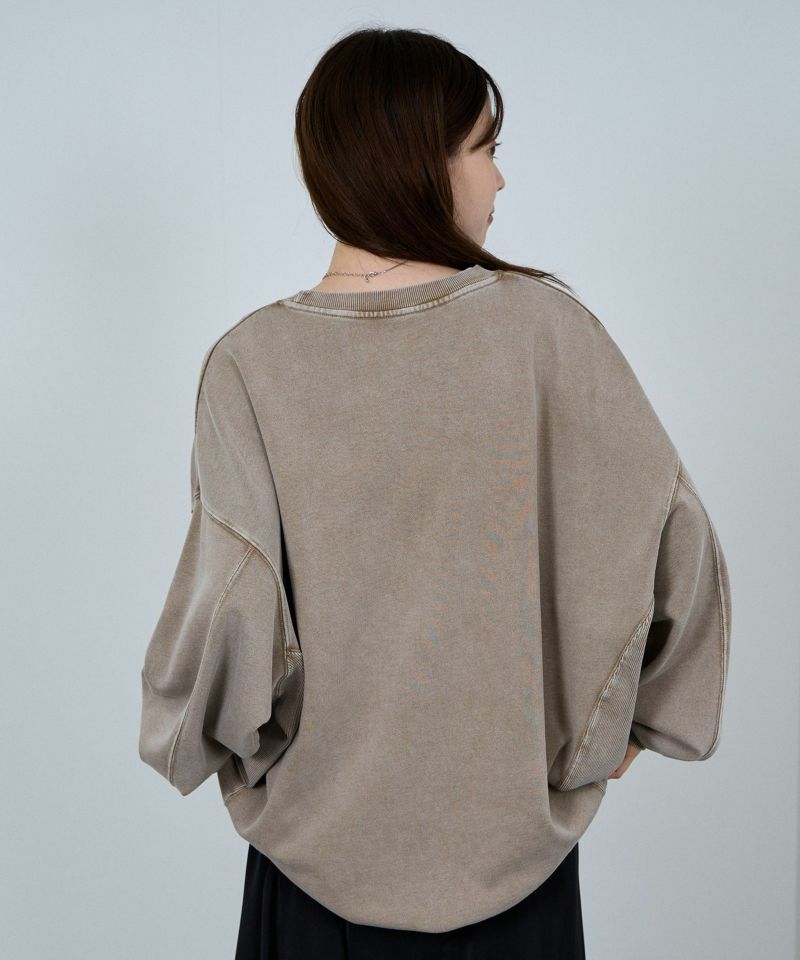 [値下げ]nAvy  ヘビーウェイト裏毛アシッド加工スウェット レディース商品画像-28