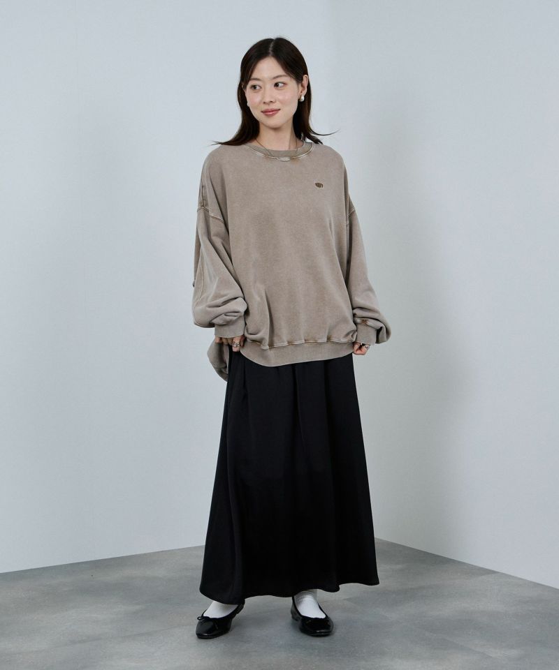 nAvy ヘビーウェイト裏毛アシッド加工スウェット レディース商品画像-29