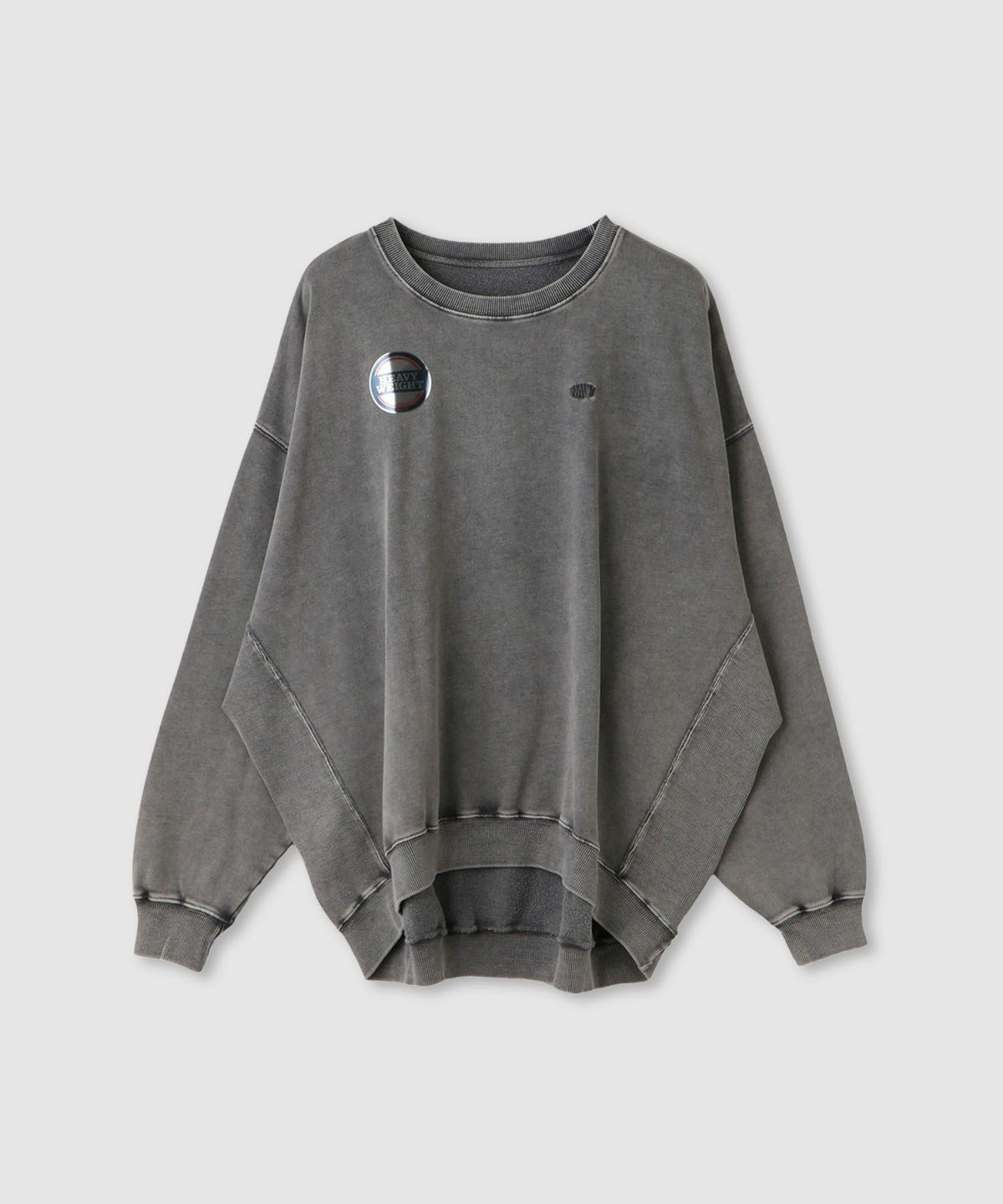 nAvy ヘビーウェイト裏毛アシッド加工スウェット レディース