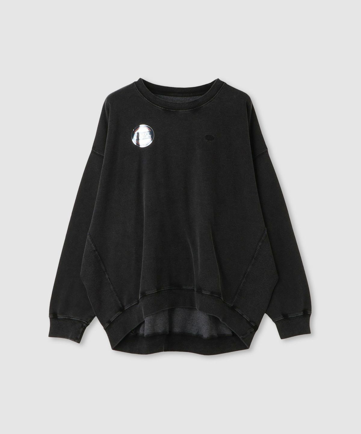 nAvy ヘビーウェイト裏毛アシッド加工スウェット レディース