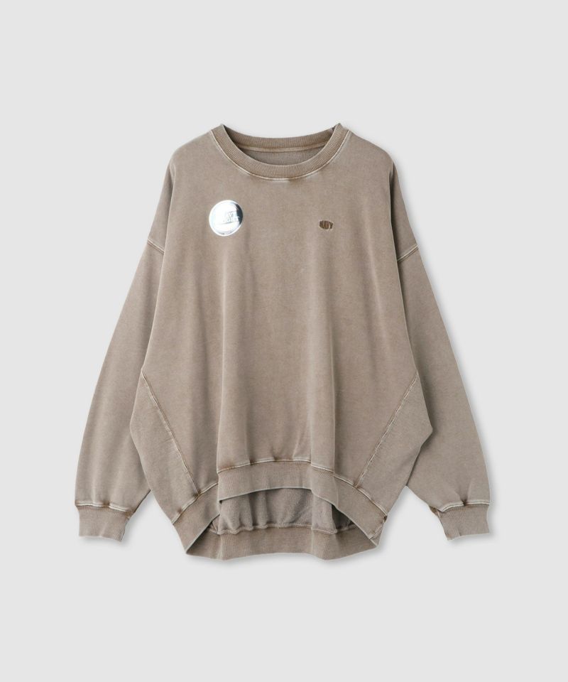 [値下げ]nAvy  ヘビーウェイト裏毛アシッド加工スウェット レディース商品画像-35