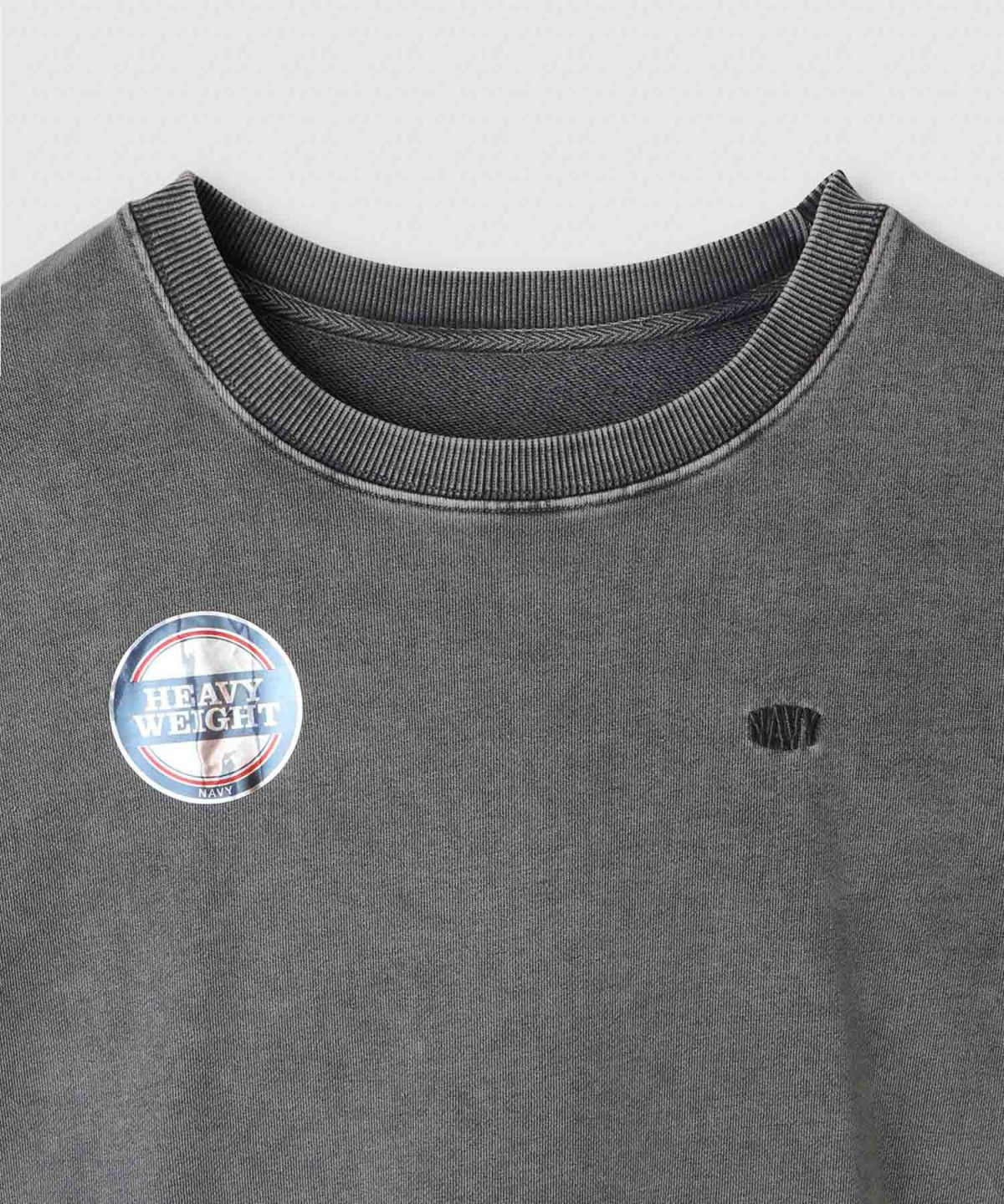 nAvy ヘビーウェイト裏毛アシッド加工スウェット レディース