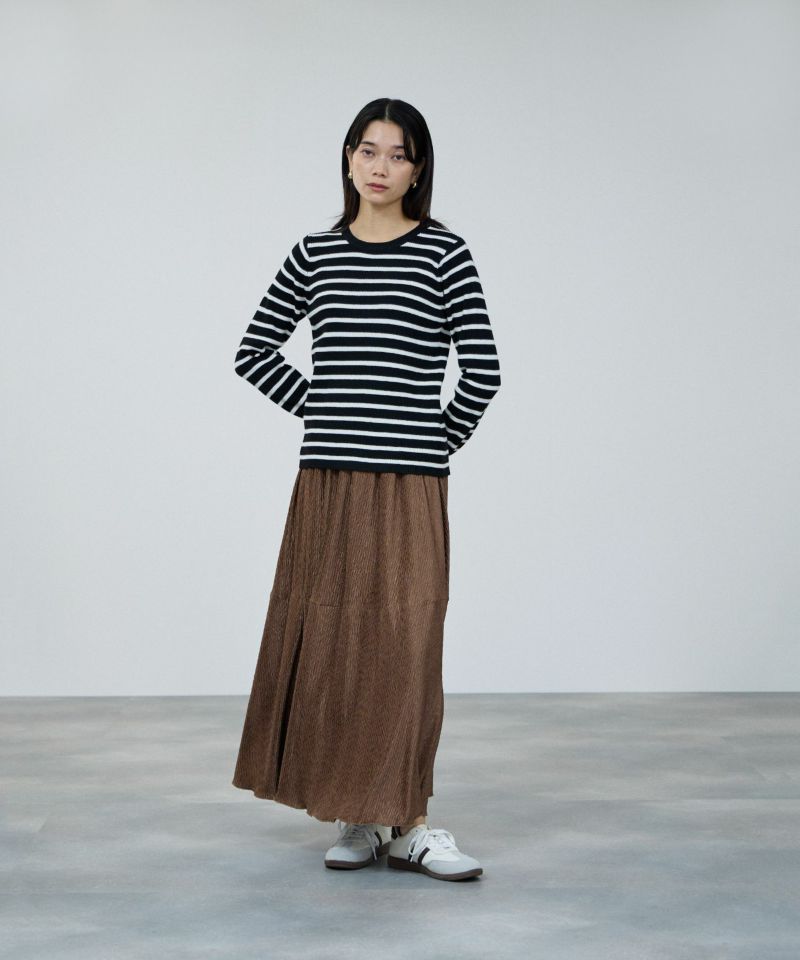 milli de l'air ComfEase ボタンスリーブニット レディース商品画像-11