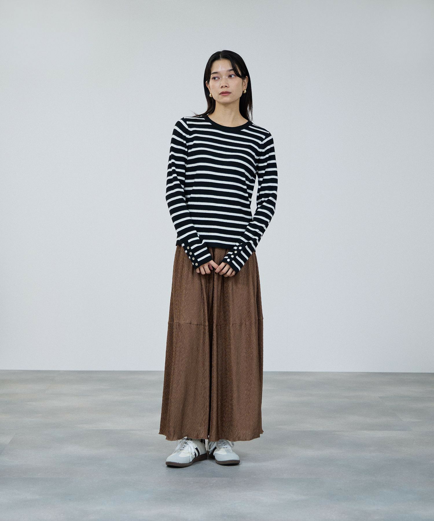 [さらに50%OFF]milli de l'air ComfEase ボタンスリーブニット レディース商品サムネイル-13