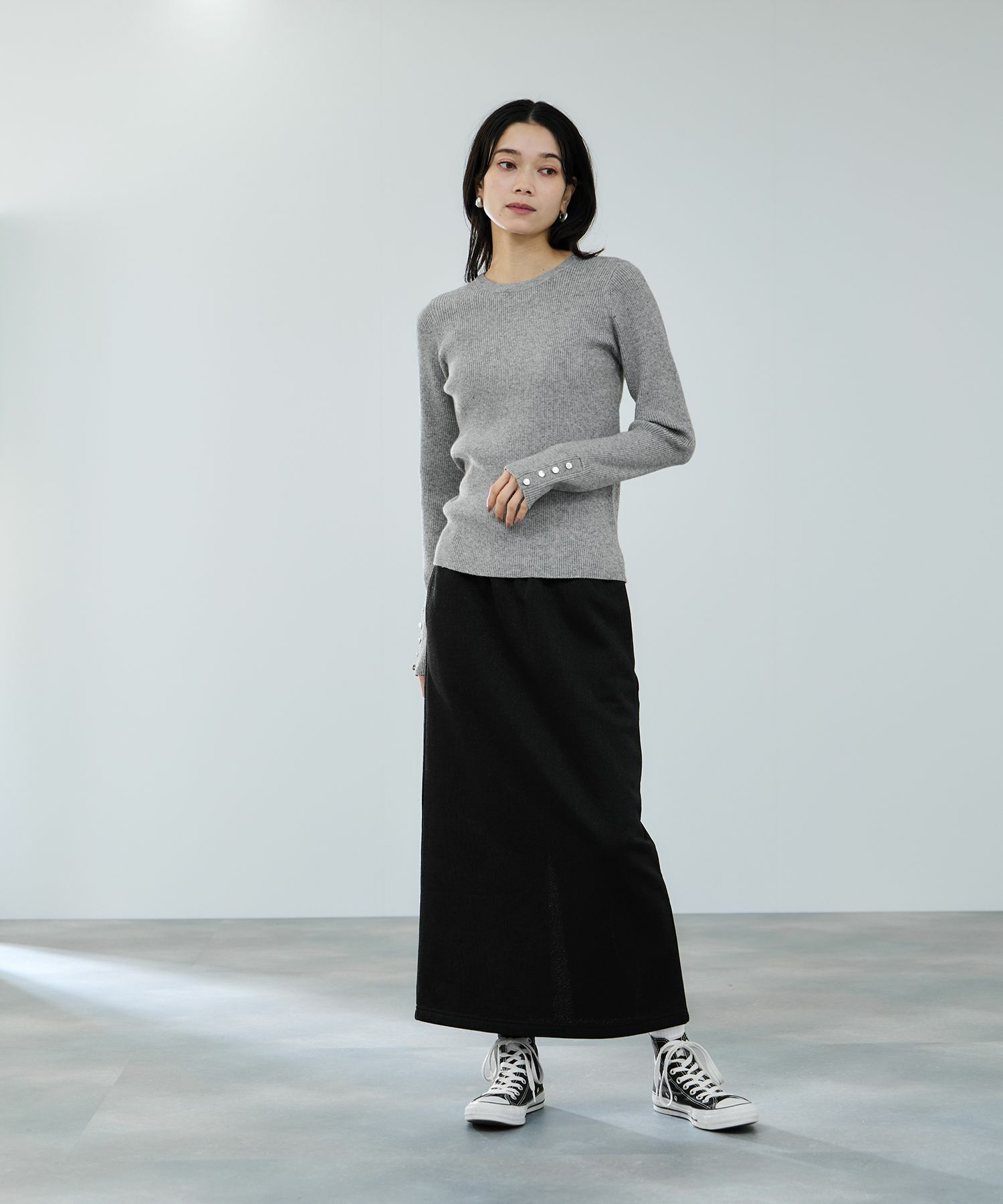 [さらに50%OFF]milli de l'air ComfEase ボタンスリーブニット レディース商品画像-18