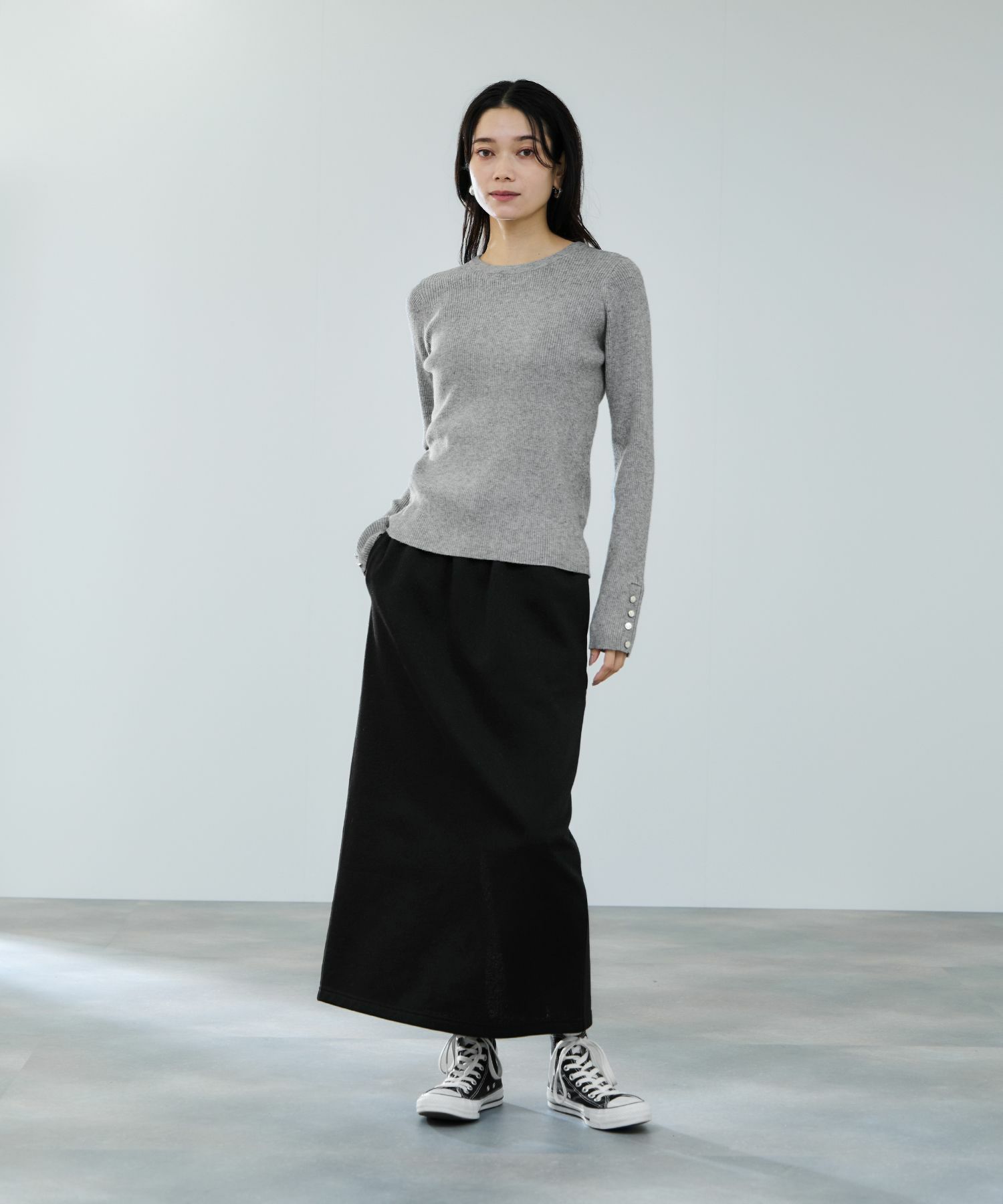 [さらに50%OFF]milli de l'air ComfEase ボタンスリーブニット レディース商品画像-19