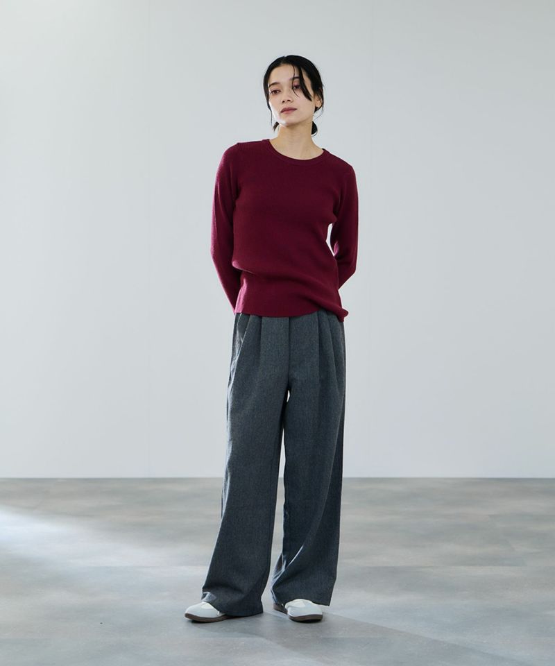 milli de l'air ComfEase ボタンスリーブニット レディース商品画像-22