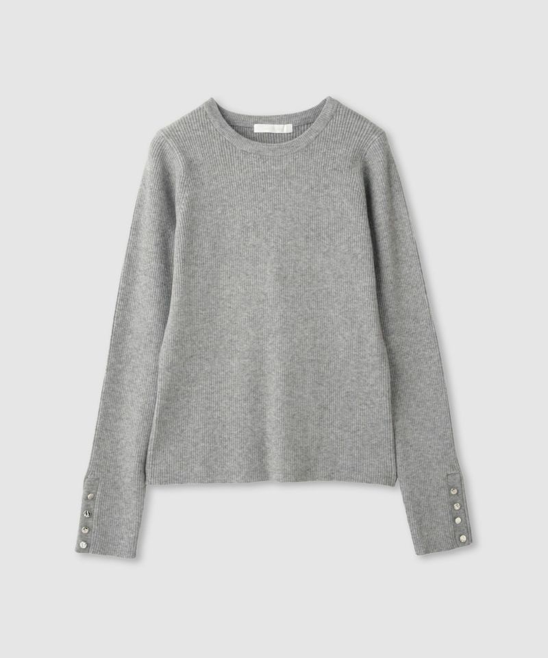 milli de l'air ComfEase ボタンスリーブニット レディース商品画像-29