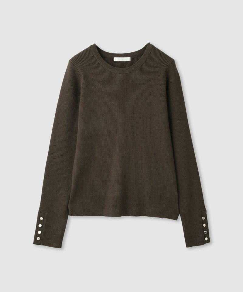 milli de l'air ComfEase ボタンスリーブニット レディース商品画像-31