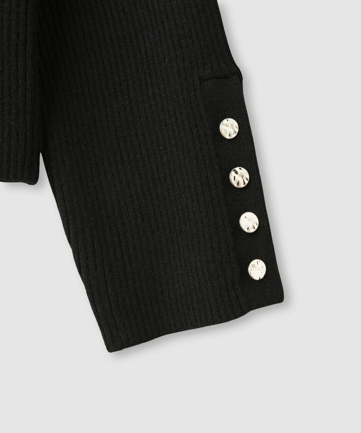 milli de l'air ComfEase ボタンスリーブニット レディース