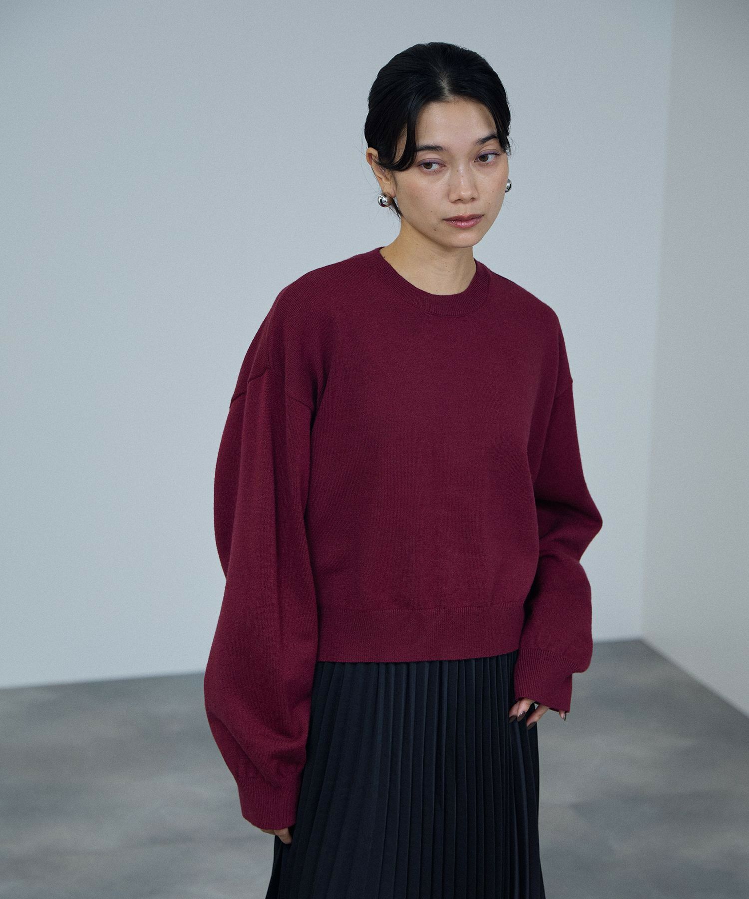 milli de l'air ComfEase ボクシーニット レディース