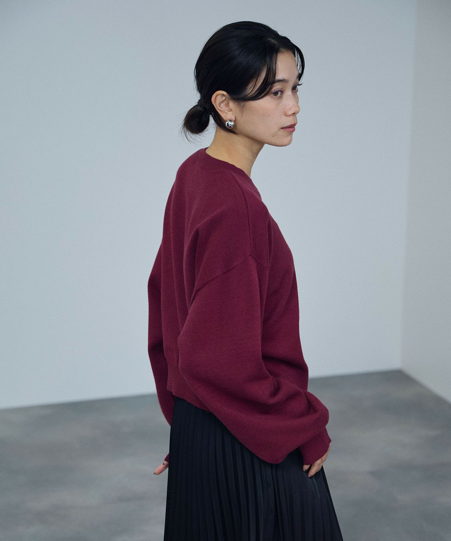 milli de l'air ComfEase ボクシーニット レディース