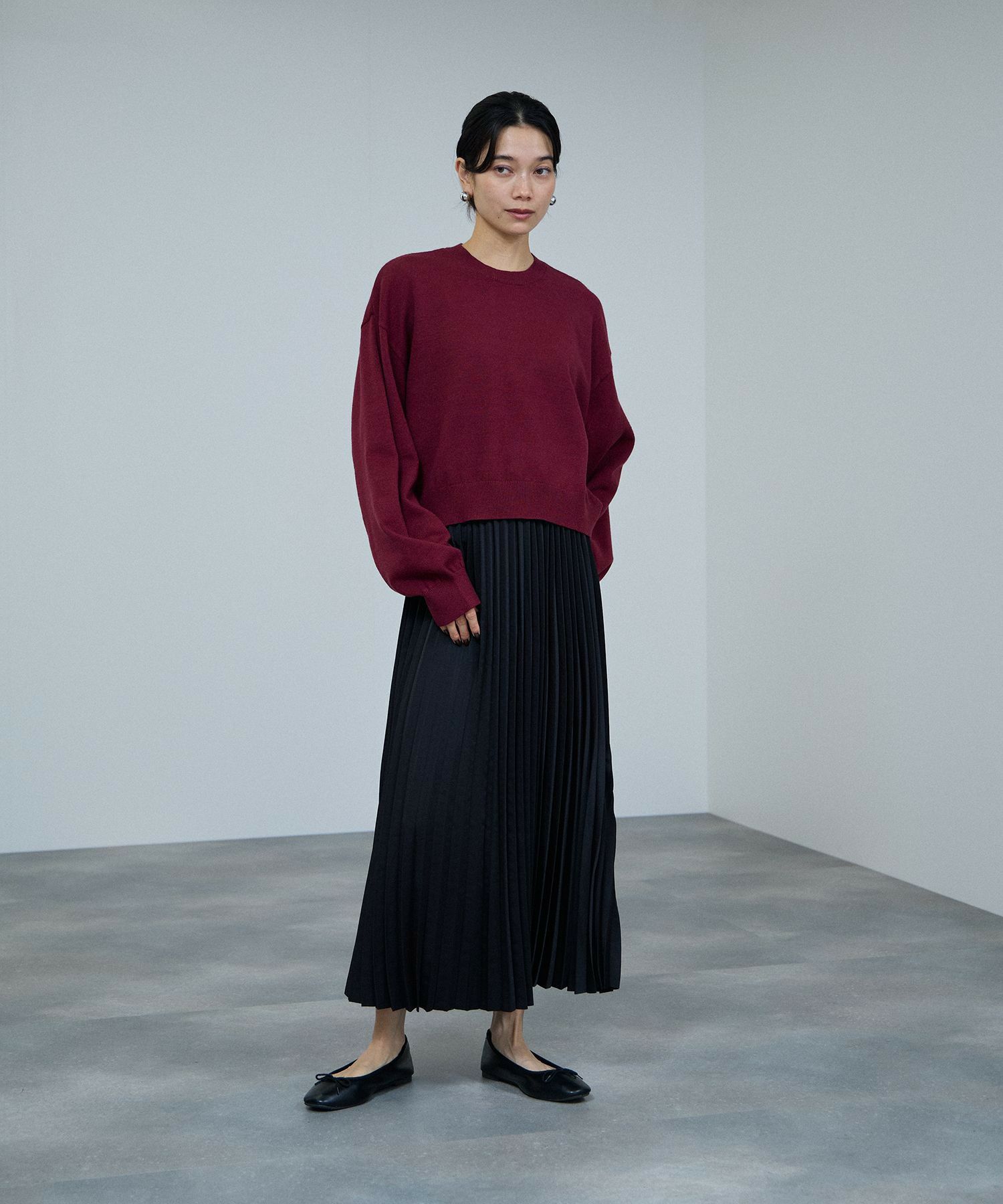 milli de l'air ComfEase ボクシーニット レディース商品画像-9