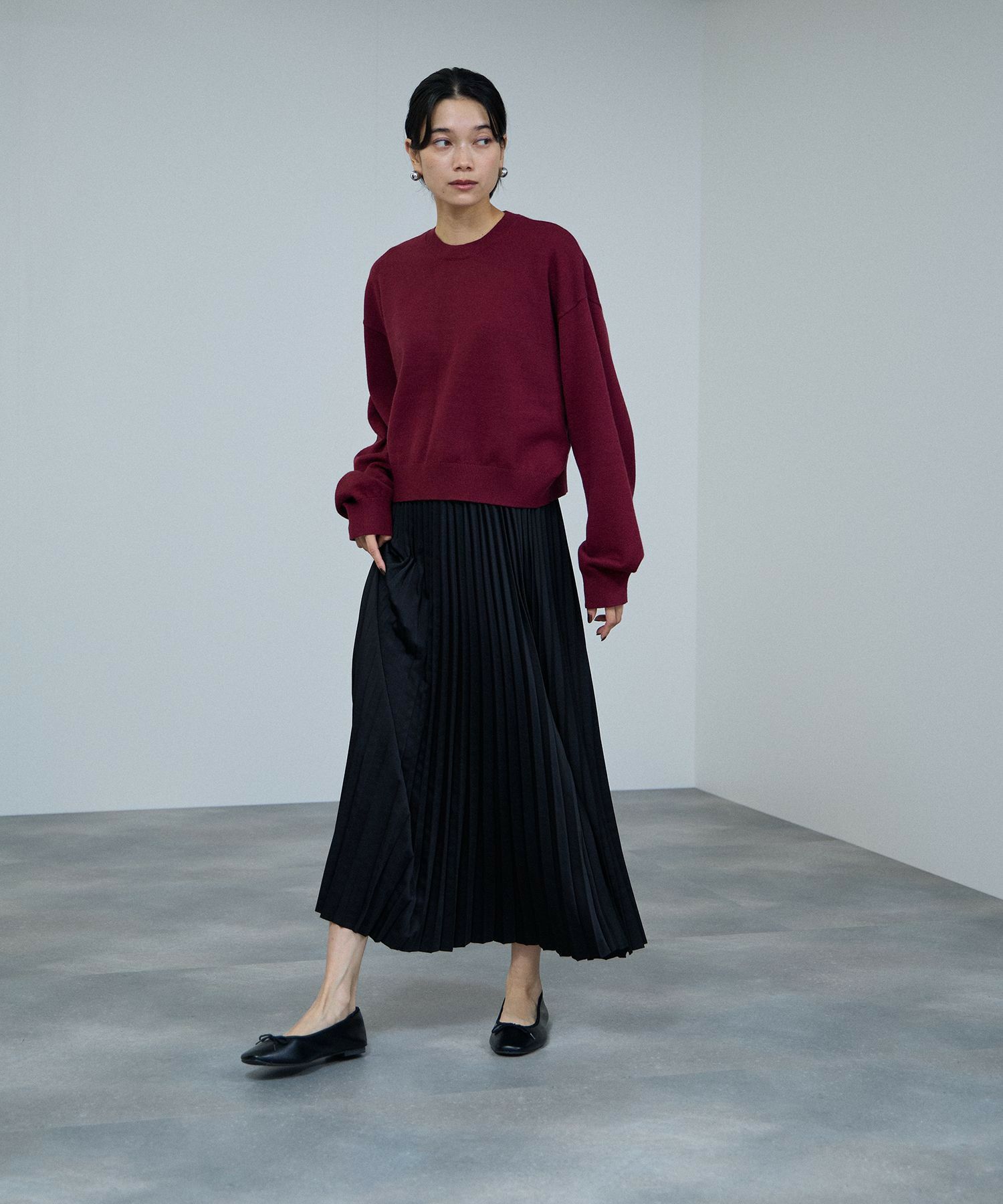 [さらに50%OFF]milli de l'air ComfEase ボクシーニット レディース商品画像-10