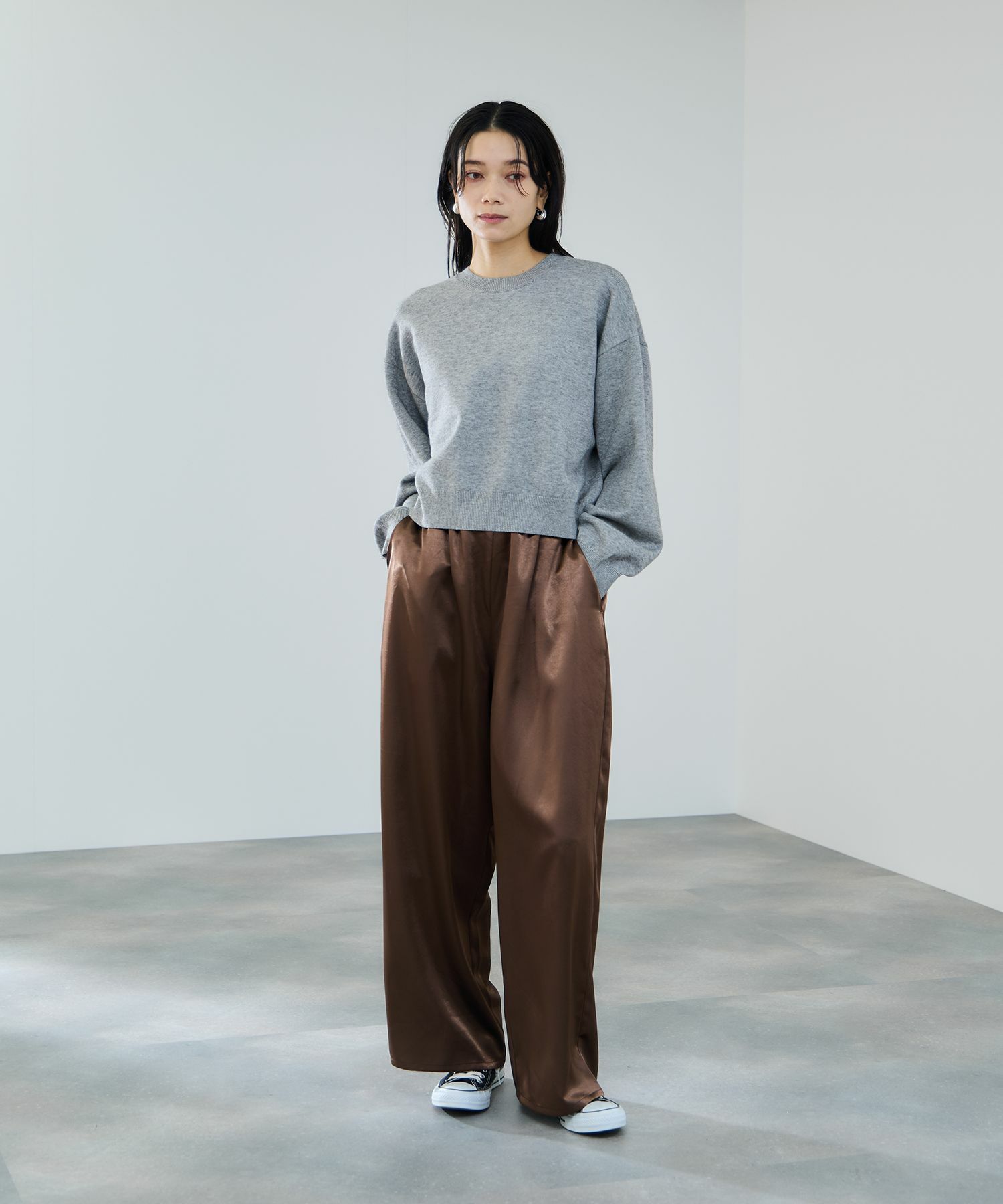 [さらに50%OFF]milli de l'air ComfEase ボクシーニット レディース商品画像-12