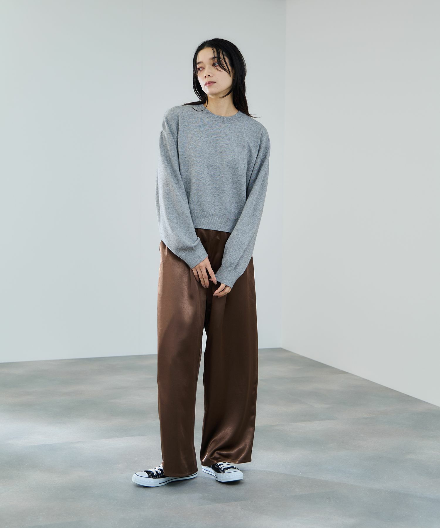 [さらに50%OFF]milli de l'air ComfEase ボクシーニット レディース商品画像-13