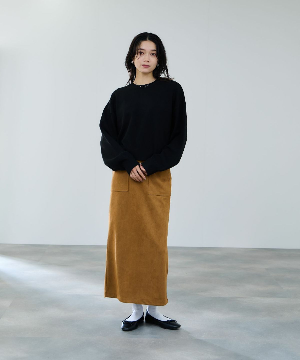 milli de l'air ComfEase ボクシーニット レディース