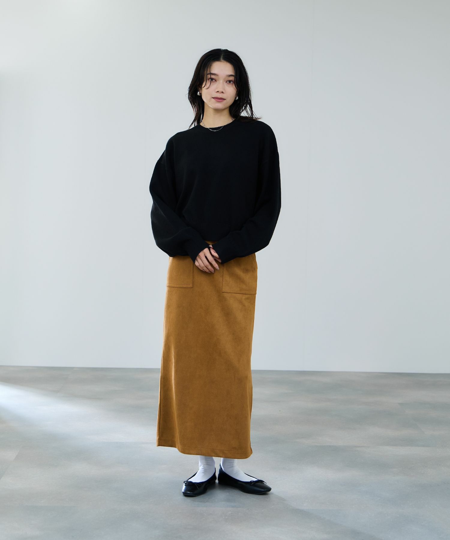 milli de l'air ComfEase ボクシーニット レディース