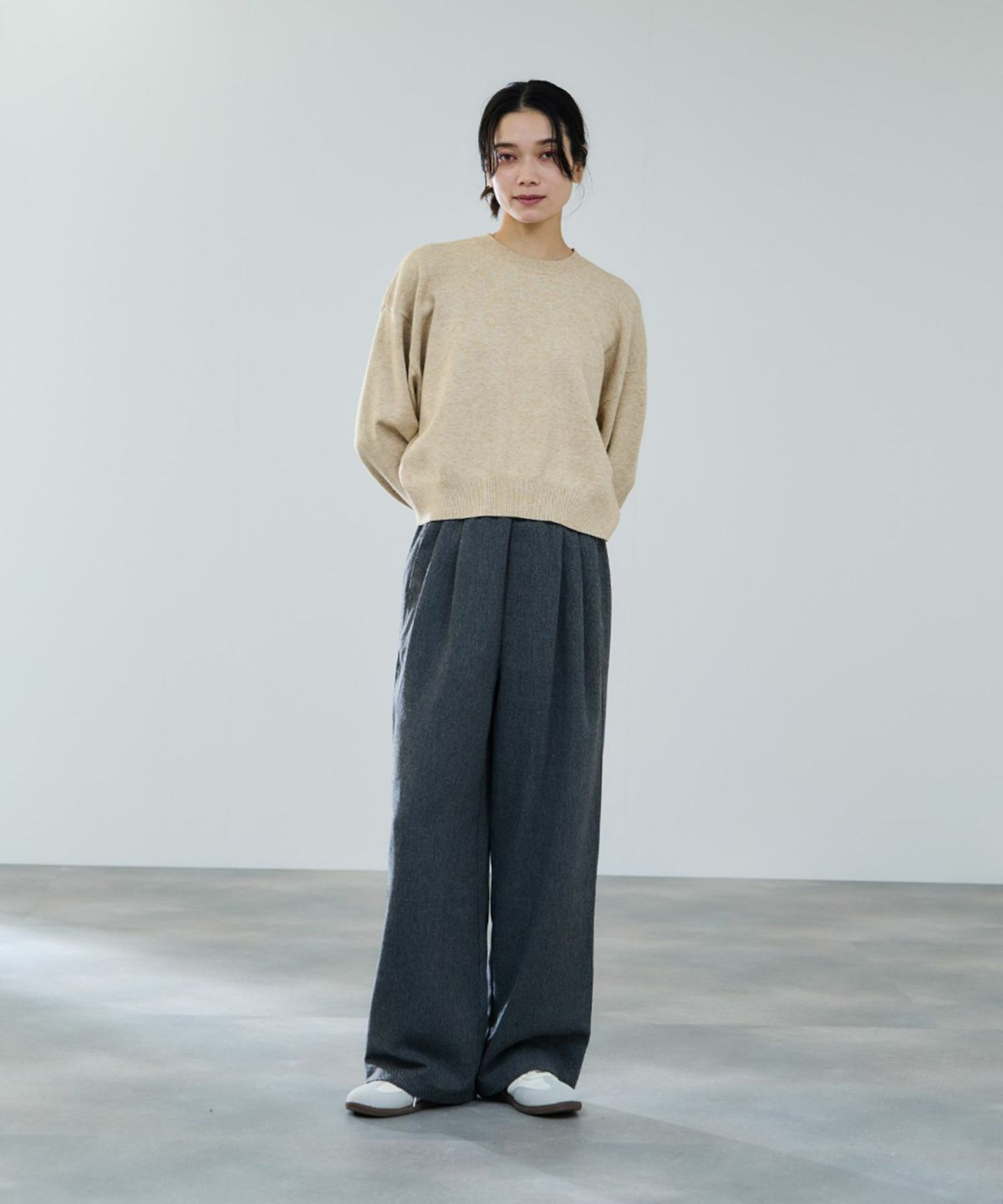 milli de l'air ComfEase ボクシーニット レディース