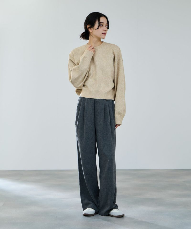 milli de l'air ComfEase ボクシーニット レディース商品画像-20