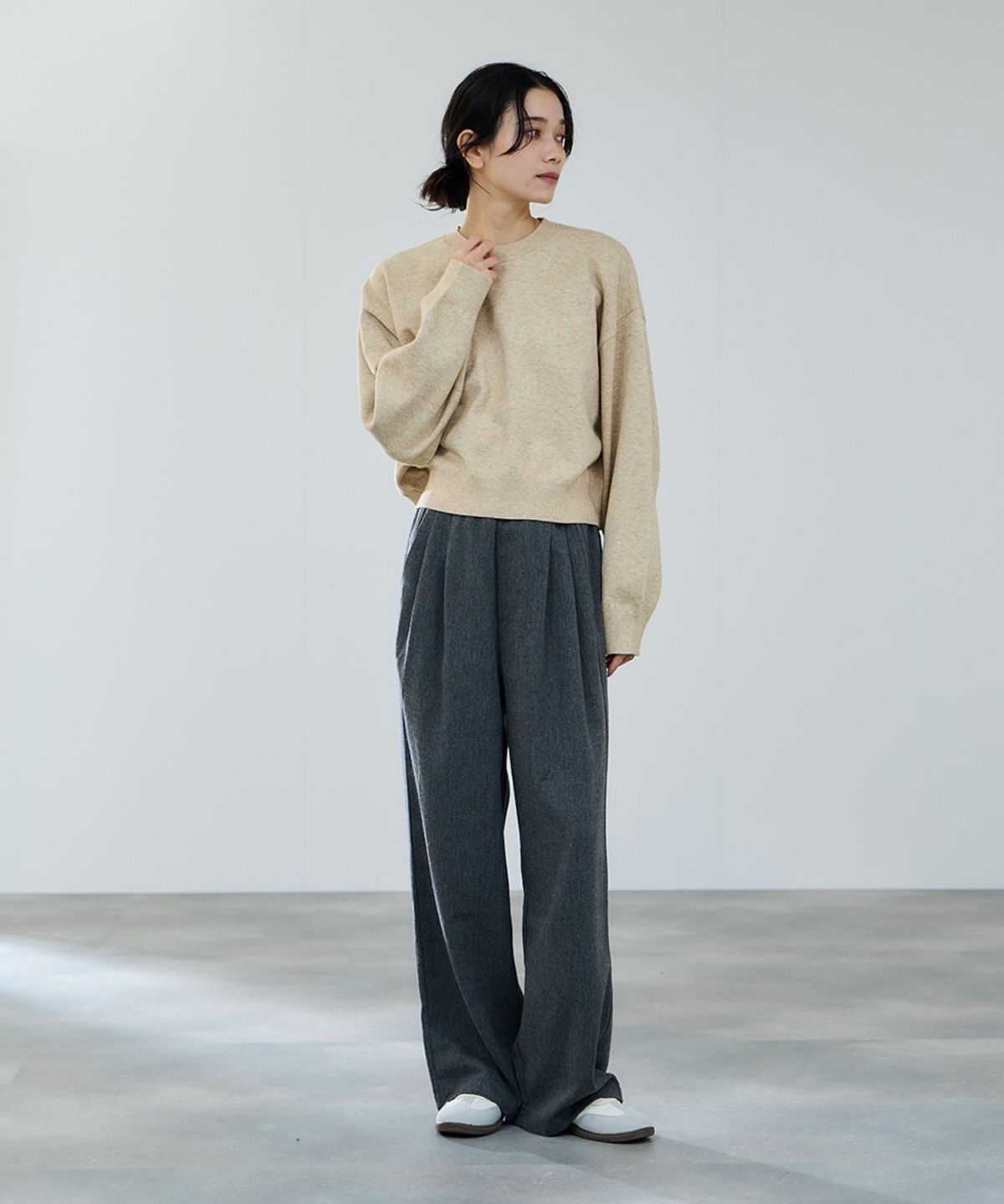 milli de l'air ComfEase ボクシーニット レディース