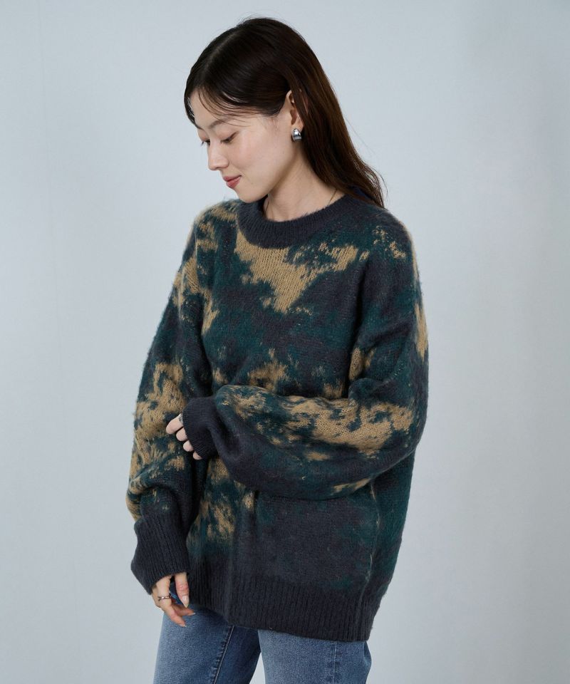 nAvy  モヘヤタッチマーブルニット レディース商品画像-2