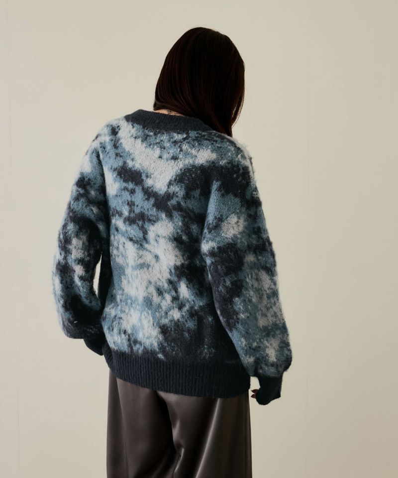 nAvy モヘヤタッチマーブルニット レディース商品画像-6