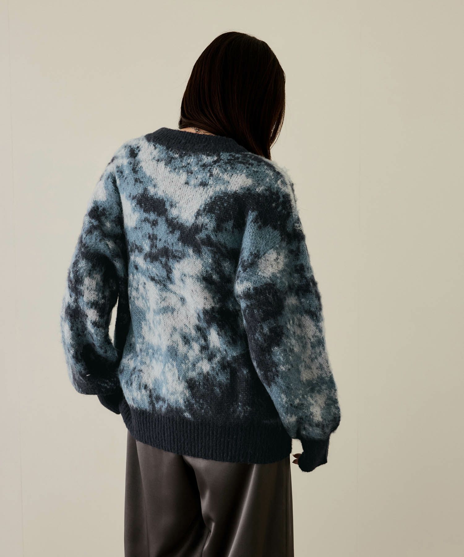 nAvy  モヘヤタッチマーブルニット レディース商品サムネイル-6