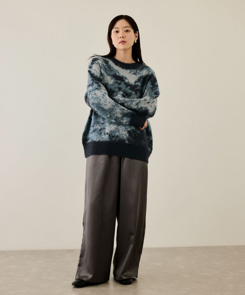 nAvy  モヘヤタッチマーブルニット レディース商品画像-7