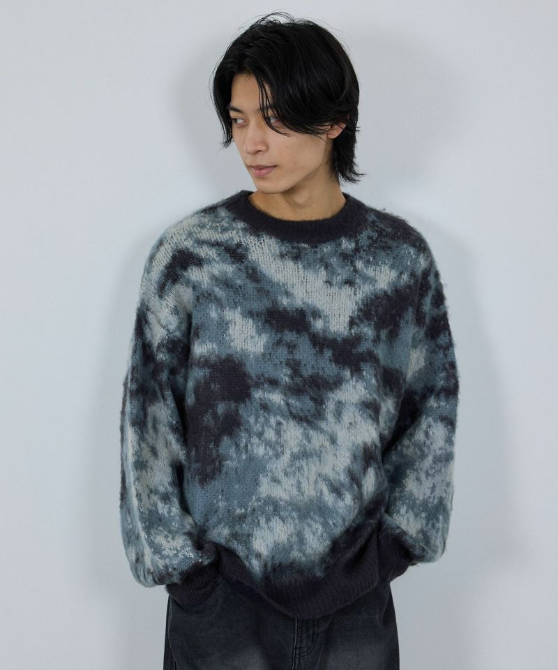 nAvy  モヘヤタッチマーブルニット レディース商品画像-9