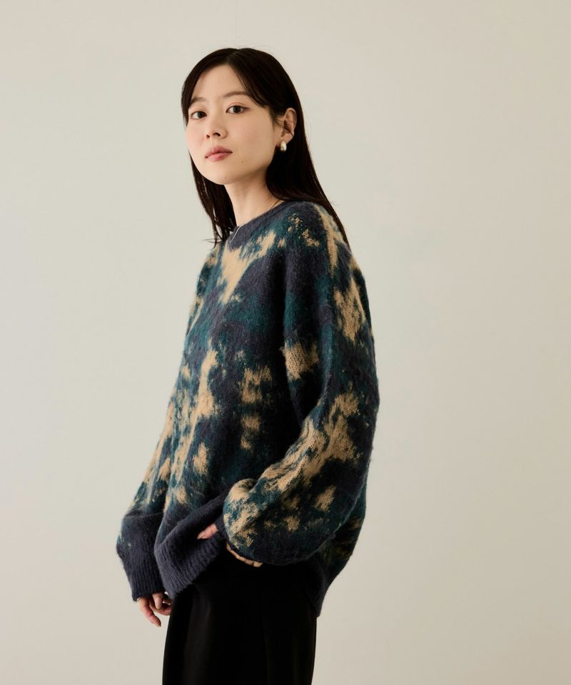 nAvy モヘヤタッチマーブルニット レディース商品画像-10