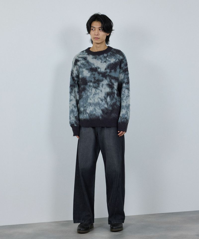 nAvy  モヘヤタッチマーブルニット レディース商品画像-12