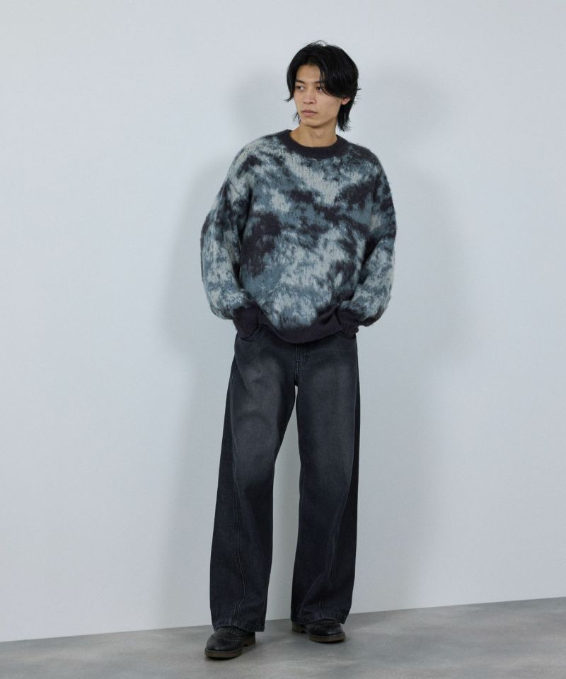 nAvy  モヘヤタッチマーブルニット レディース商品画像-13