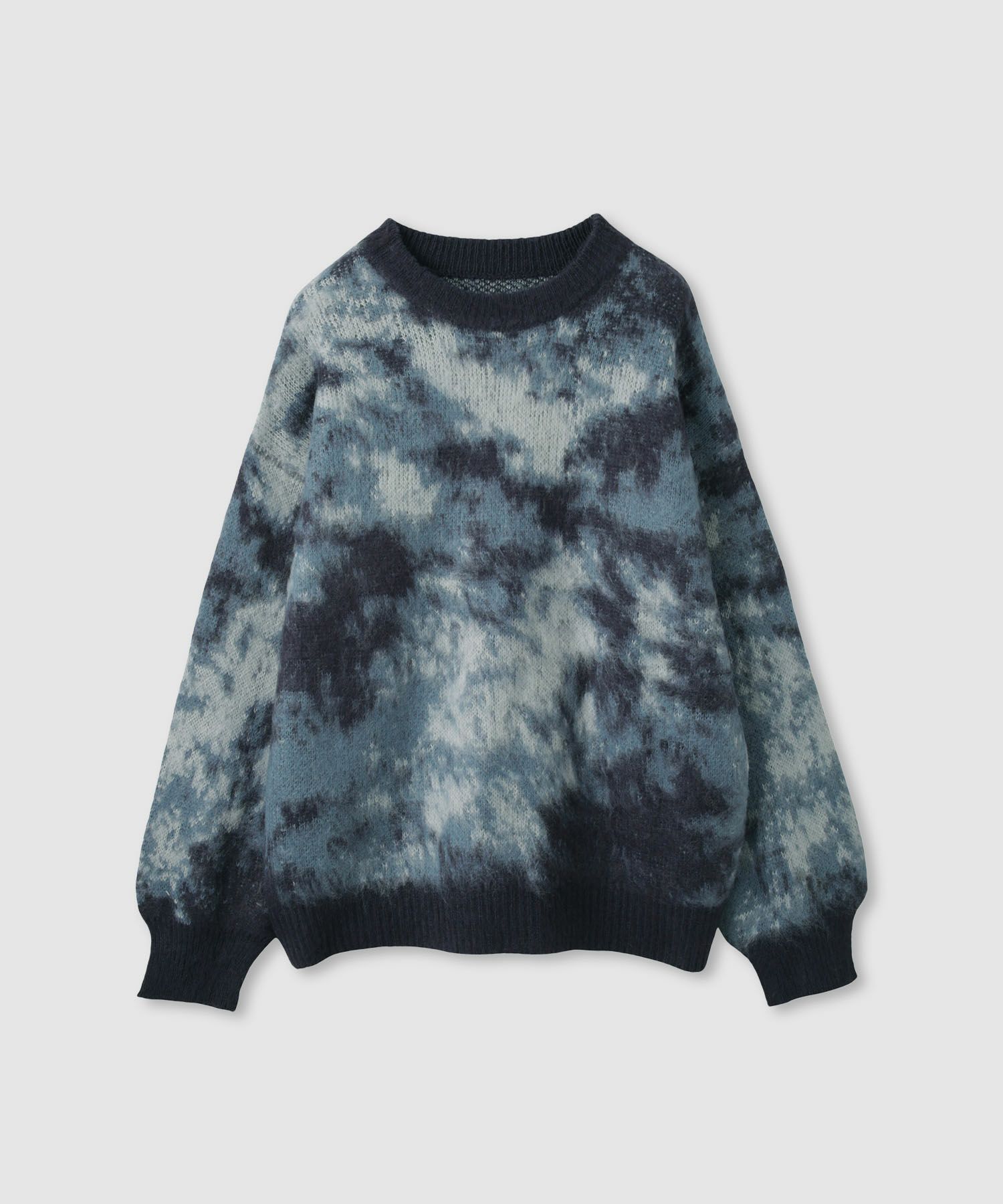 nAvy モヘヤタッチマーブルニット レディース