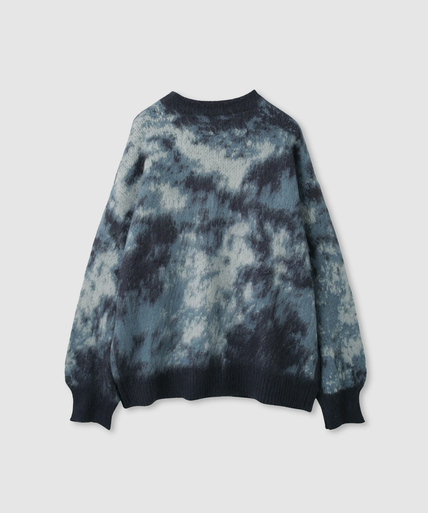 nAvy モヘヤタッチマーブルニット レディース