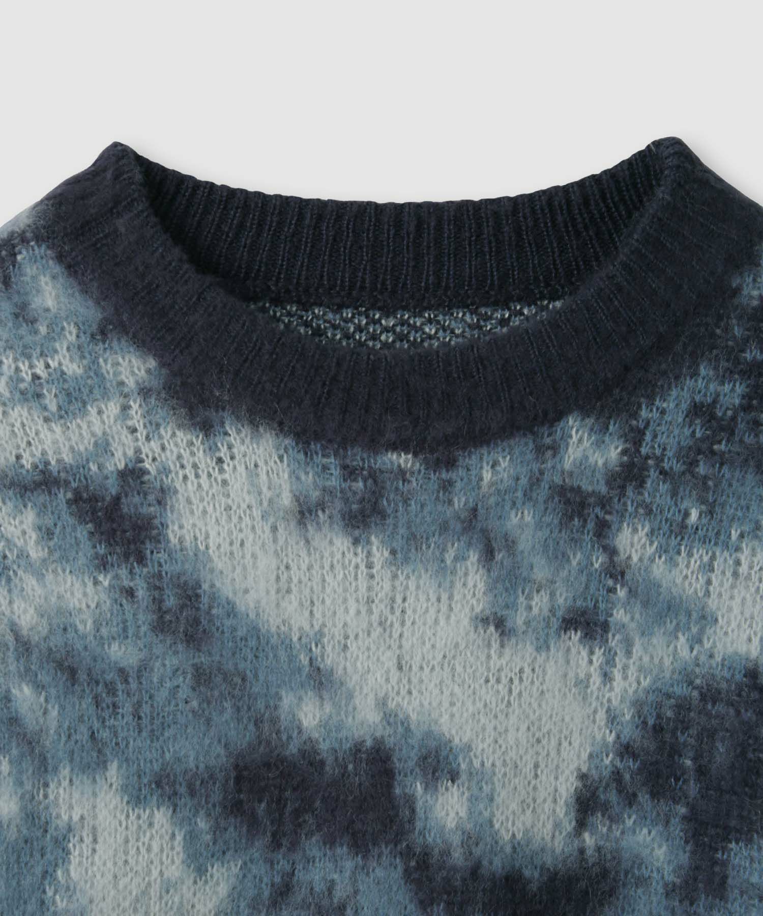 nAvy モヘヤタッチマーブルニット レディース