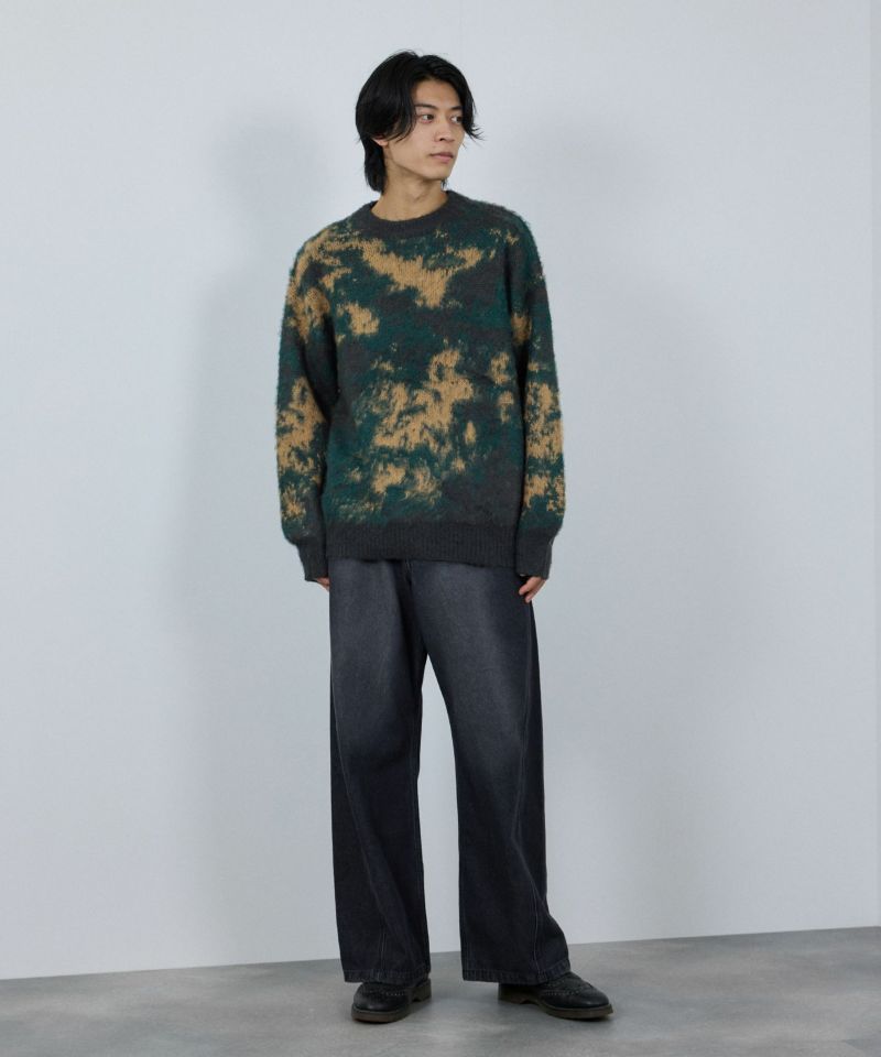 nAvy  モヘヤタッチマーブルニット レディース商品画像-22