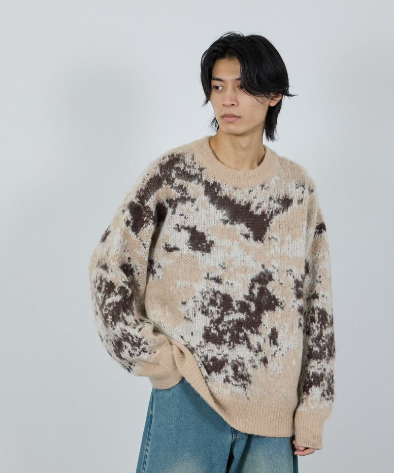 nAvy  モヘヤタッチマーブルニット レディース商品画像-28