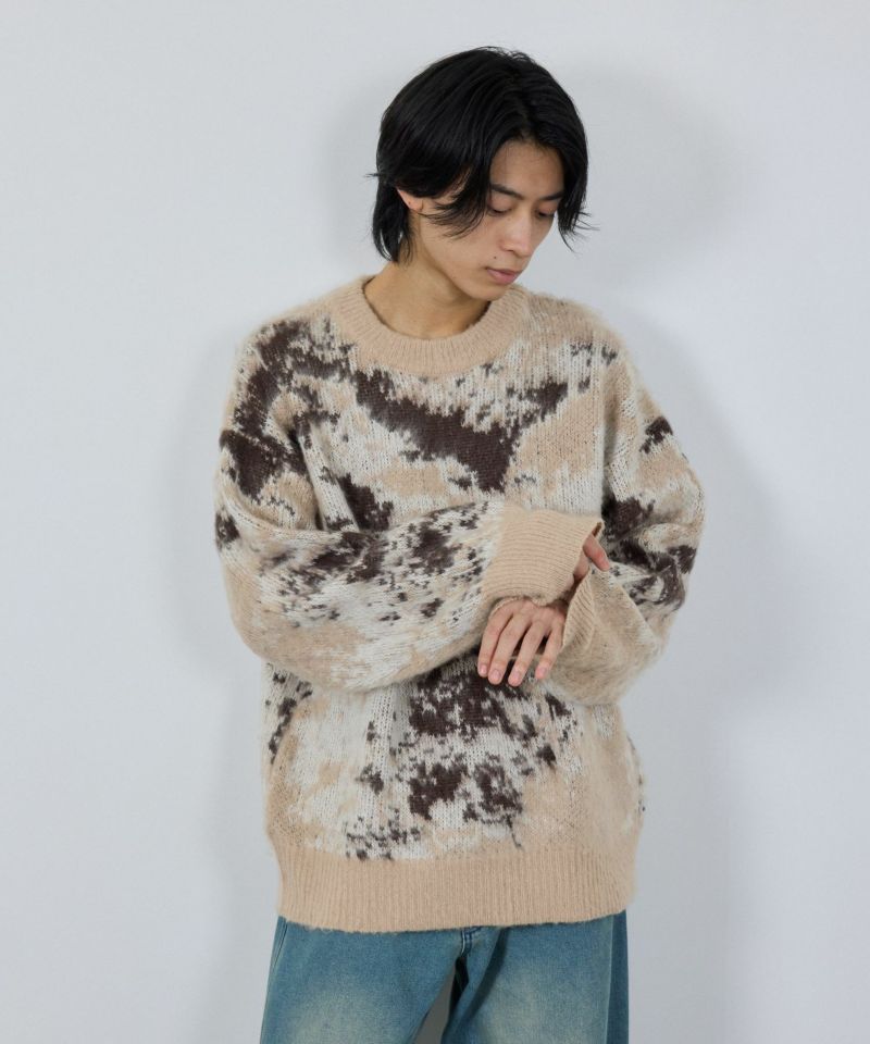 nAvy  モヘヤタッチマーブルニット レディース商品画像-30