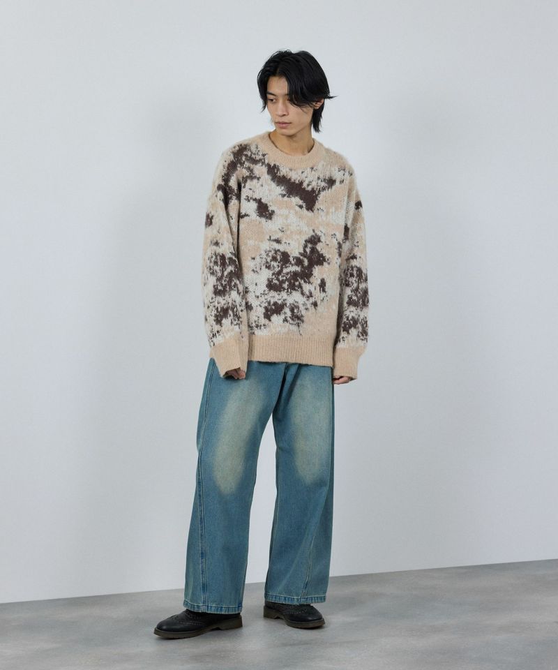 nAvy  モヘヤタッチマーブルニット レディース商品画像-32