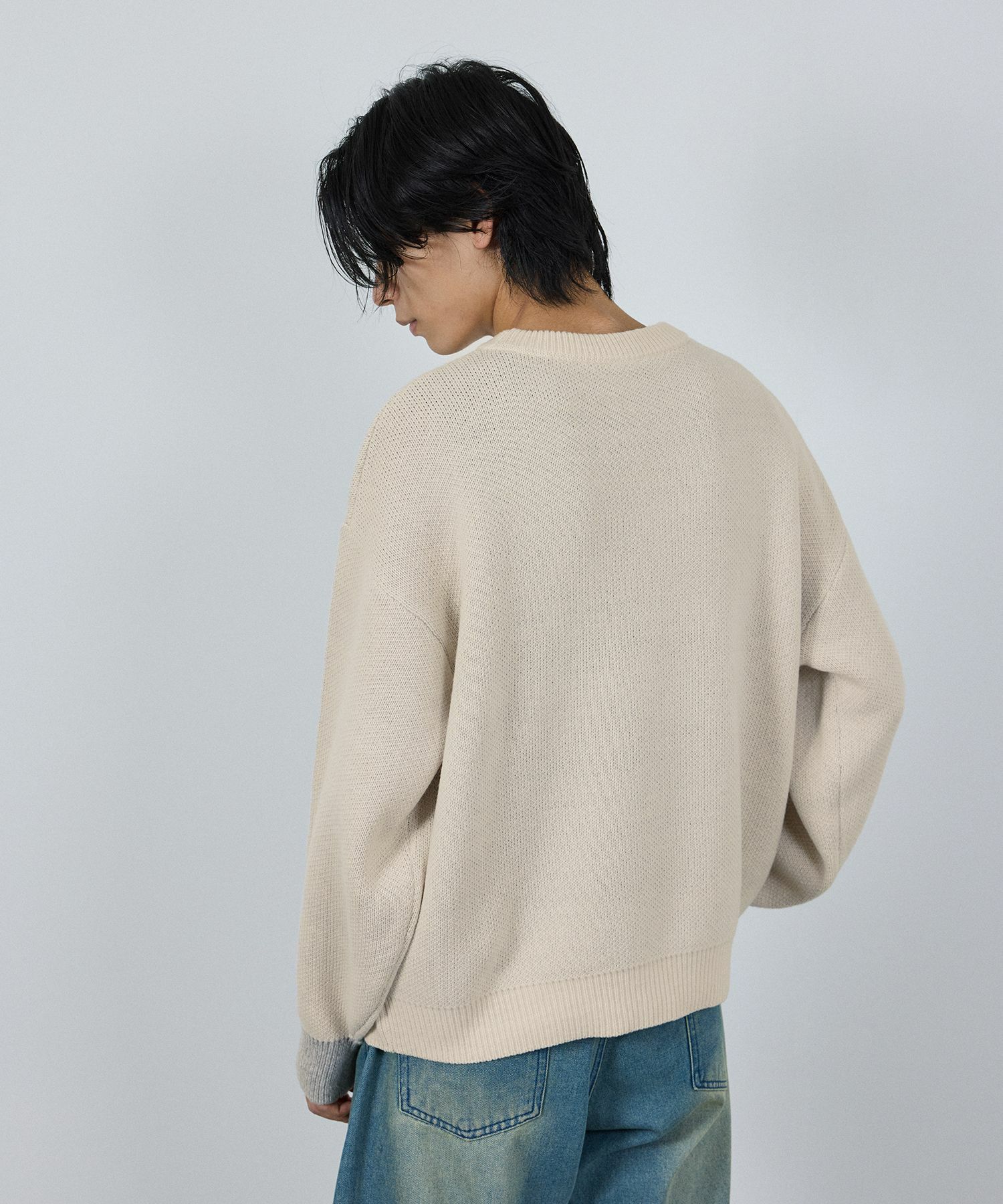 nAvy  ロゴジャガードワイドニット レディース商品サムネイル-11