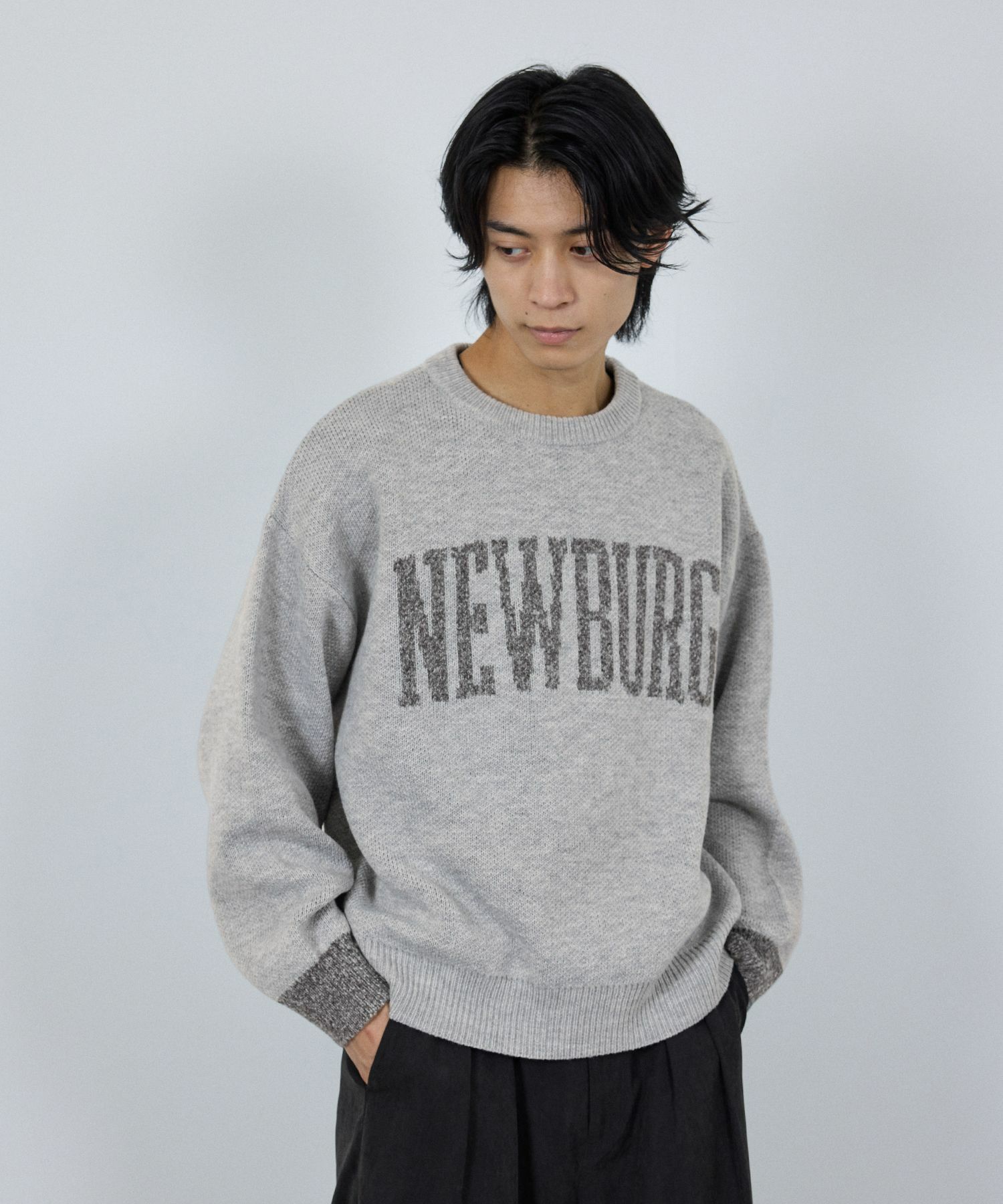 nAvy  ロゴジャガードワイドニット レディース商品サムネイル-17