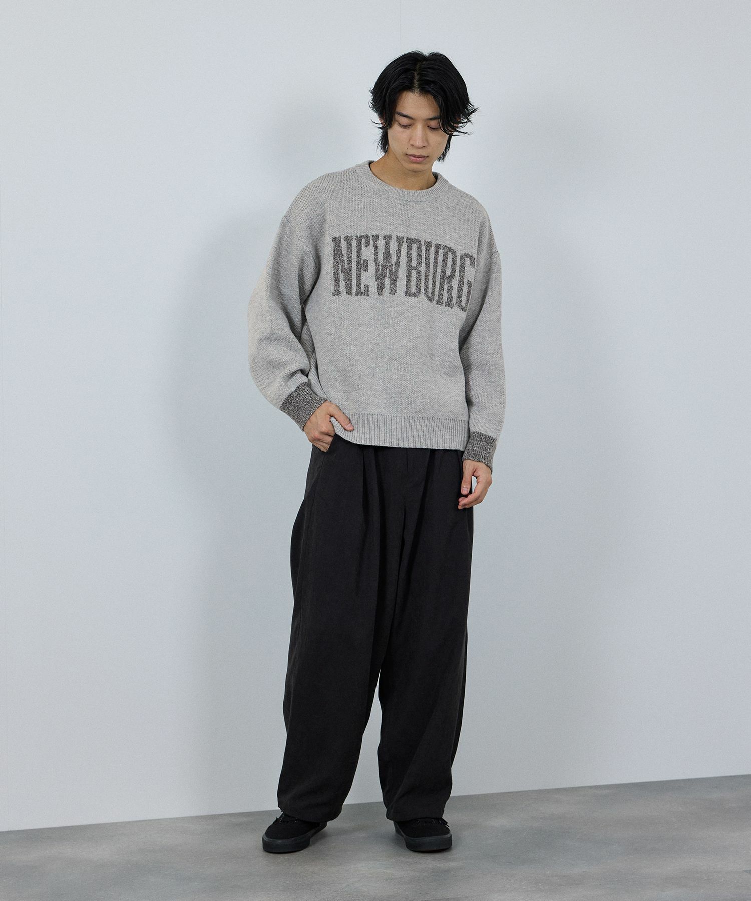 nAvy  ロゴジャガードワイドニット レディース商品サムネイル-18