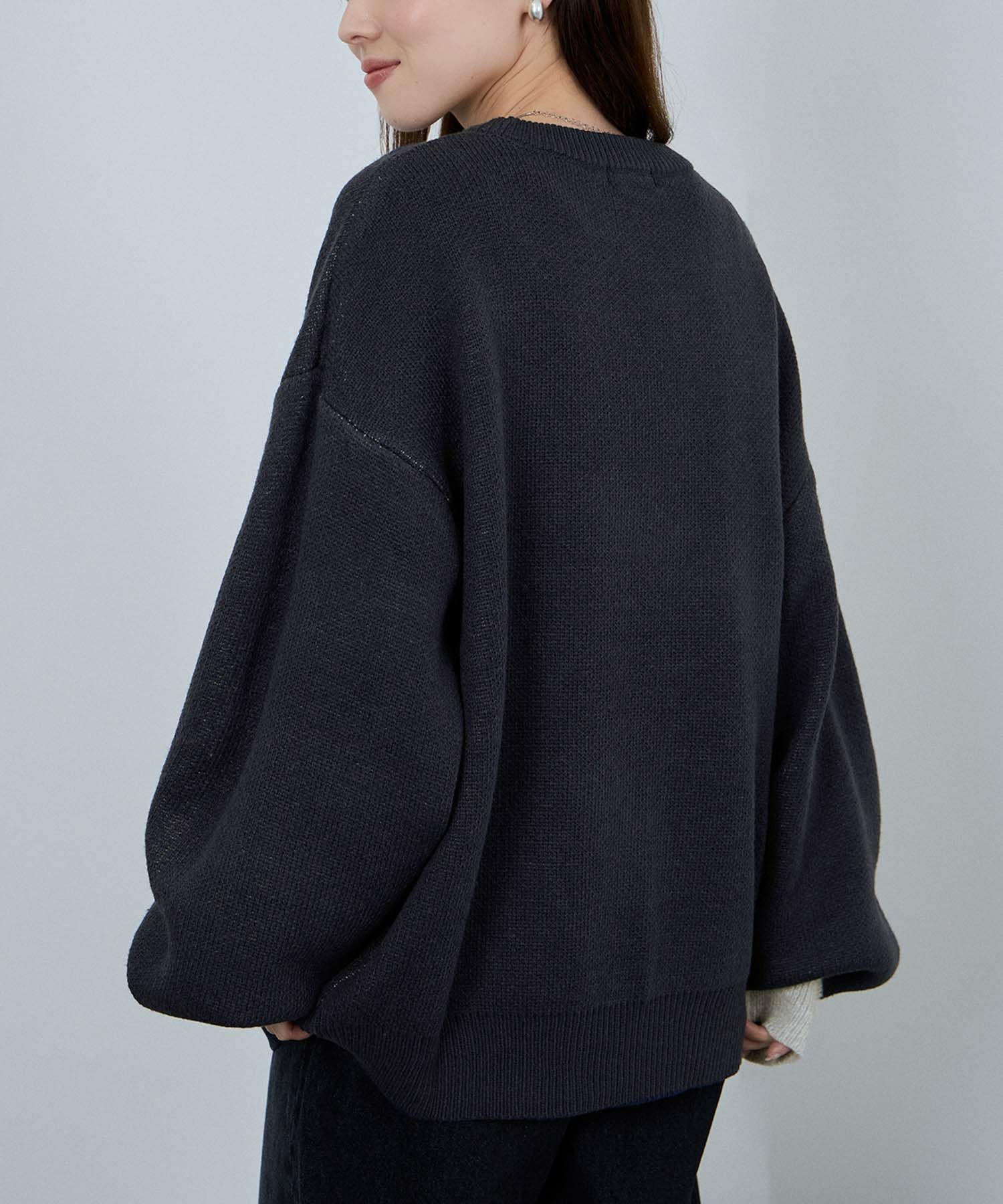 [さらに50%OFF]nAvy  ロゴジャガードワイドニット レディース商品サムネイル-21