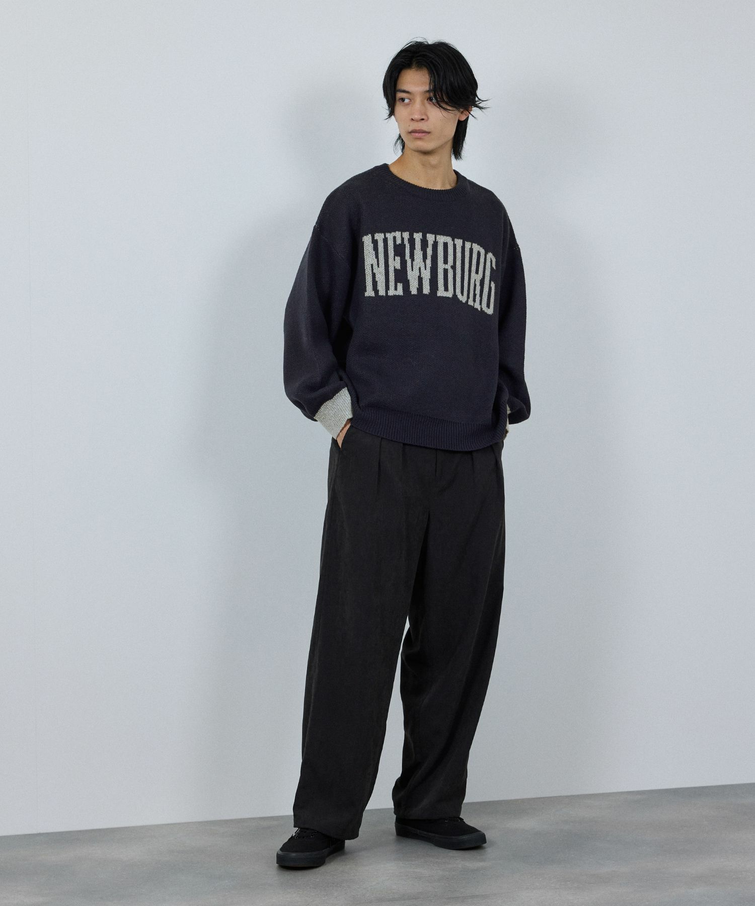 nAvy  ロゴジャガードワイドニット レディース商品サムネイル-26