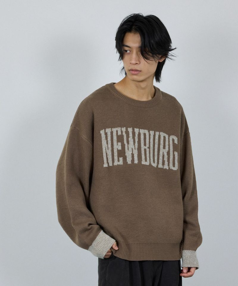 [さらに50%OFF]nAvy  ロゴジャガードワイドニット レディース商品画像-29