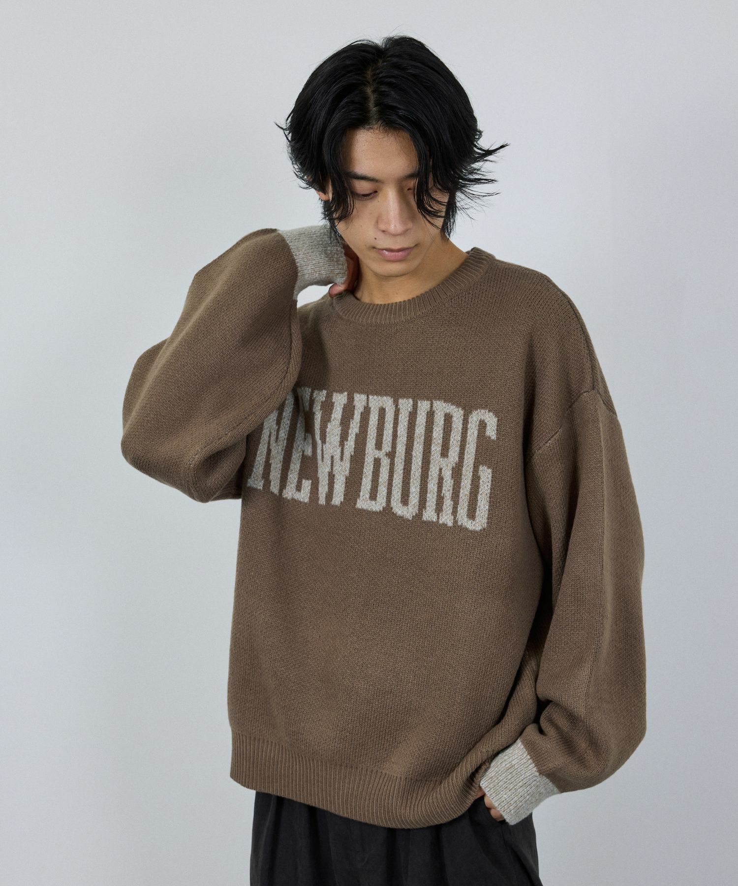 nAvy  ロゴジャガードワイドニット レディース商品サムネイル-30